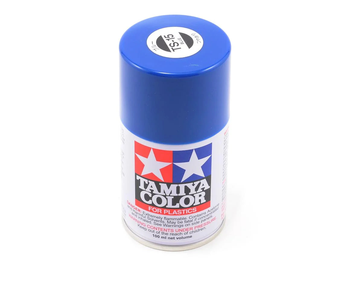 Tamiya TS-15 Blue Lacquer Spray Paint (100ml) 85015
