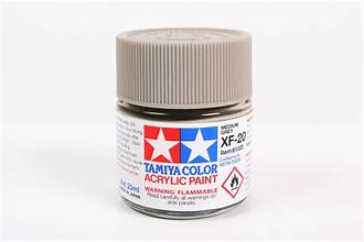 Tamiya XF-20 Flat Medium Grey Acrylic Paint (23ml) TAM81320