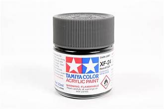 Tamiya XF-24 Flat Dark Grey Acrylic Paint (23ml) TAM81324