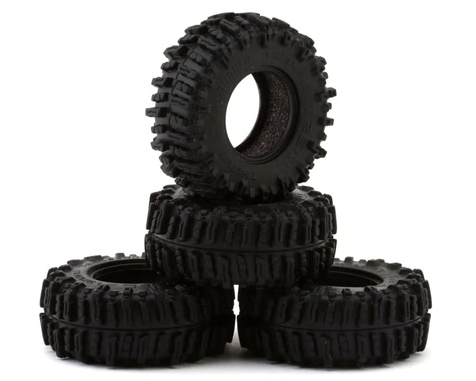 Treal Hobby 0.7" Trailburner MudVortex Micro Rock Crawler Tires (4) (SCX30/Ascent-32) TLHTSCX30-95