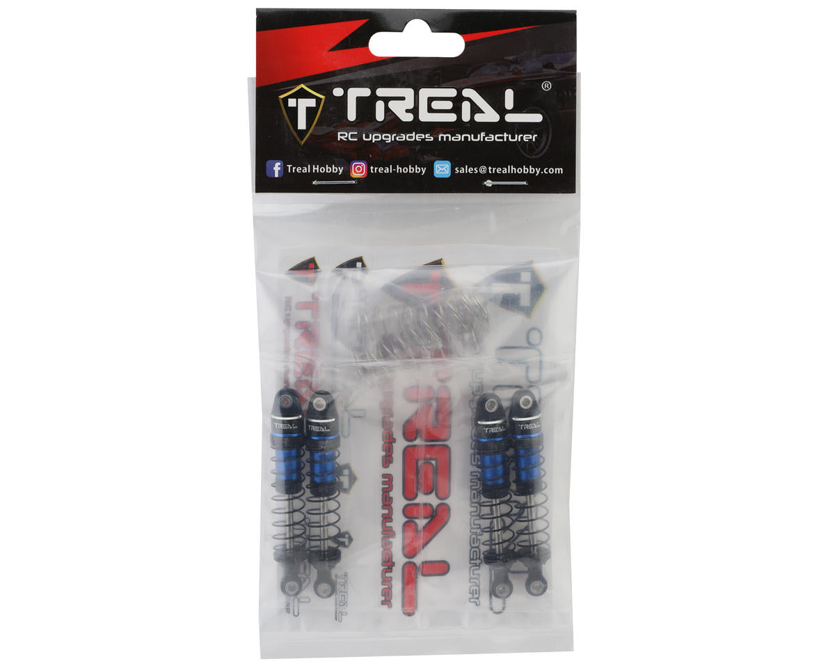 Treal Hobby 59mm Long Travel Shock Set for Traxxas TRX-4M® & TRX-4MT™ (Blue) (4) (Front/Rear) TLHTTRX-4M-109