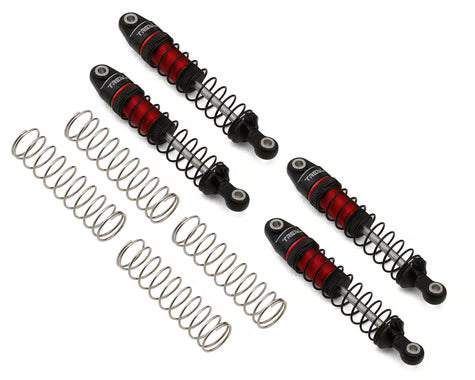 Treal Hobby 59mm Long Travel Shock Set for Traxxas TRX-4M® & TRX-4MT™ (Red) (4) (Front/Rear) TLHTTRX-4M-112