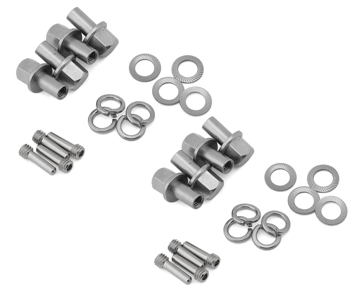 Treal Hobby Brass Extended Wheel Hub Hardware for Traxxas TRX-4 (+10mm) TLHTTRX4-48