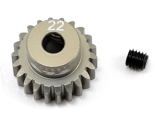 Team Losi Racing Aluminum 48P Pinion Gear (3.17mm Bore) (22T) TLR332022