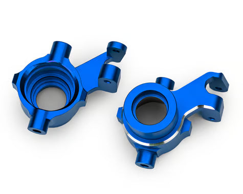 Traxxas Maxx® Slash® Aluminum Steering Blocks BLUE (2) 10237-BLUE