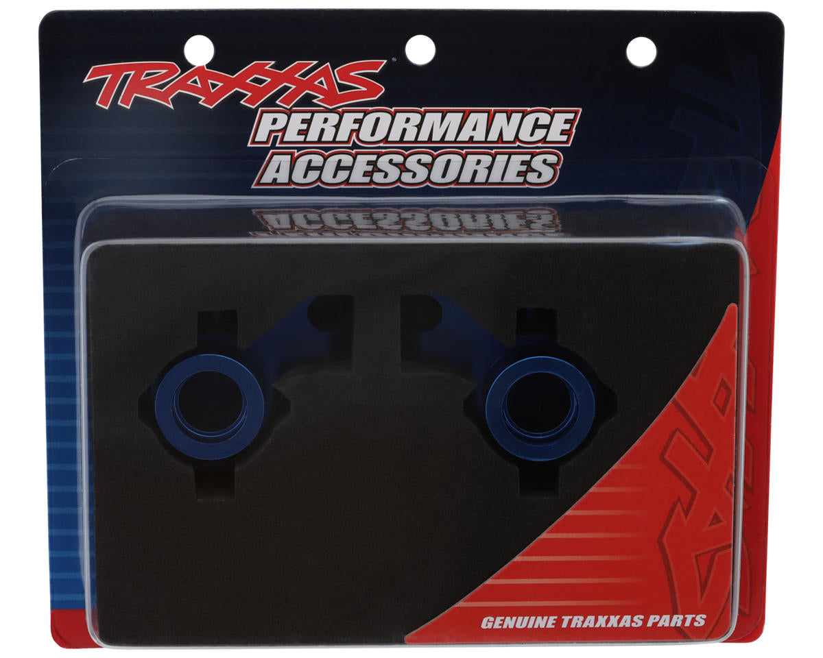 Traxxas Maxx® Slash® Aluminum Rear Stub Axle Carriers (Blue) (2) 10252-BLUE