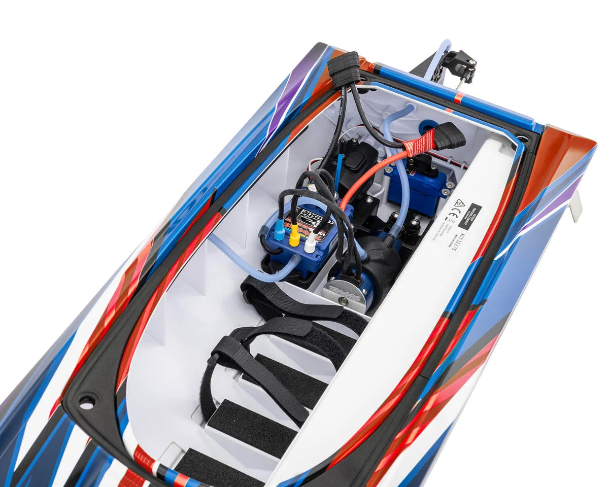Traxxas Spartan® SR 6S High Performance Brushless RTR Race Boat (Red) 103076-4