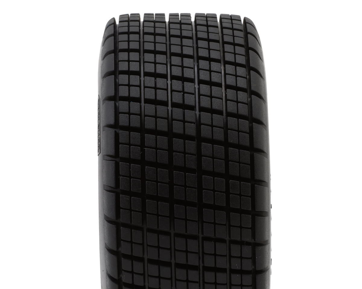 Traxxas Slash® Modified Hoosier® Dual Profile 2.2/3.0" Pre-Mounted Dirt Oval Tires (Grey) (2) (Rear) 10474R