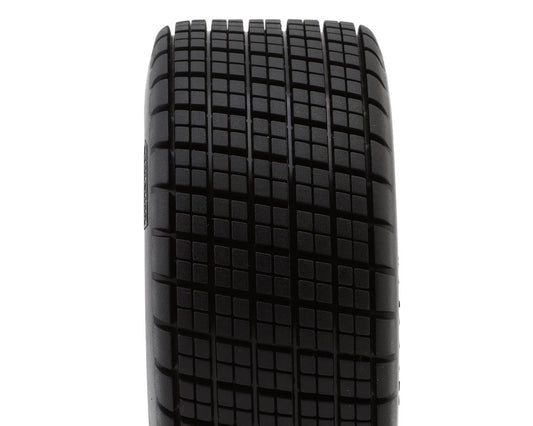 Traxxas Slash® Modified Hoosier® Dual Profile 2.2/3.0" Pre-Mounted Dirt Oval Tires (Grey) (2) (Rear) 10474R