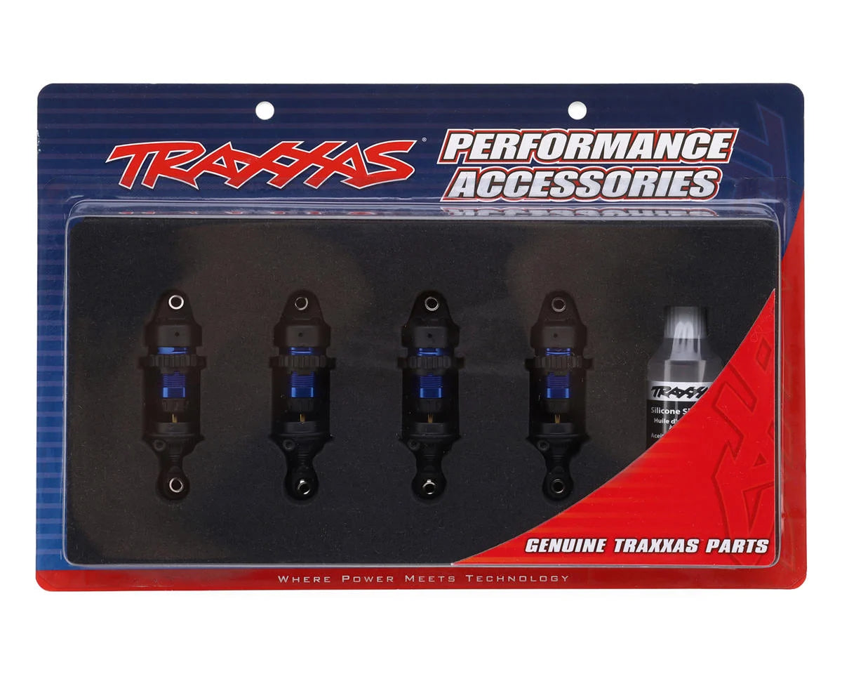 Traxxas Mini Slash®/Rally VXL Aluminum GTR Short Shocks (Blue) (4) 10865-BLUE