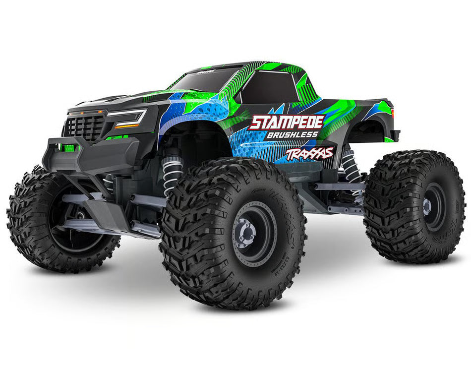 Traxxas Stampede VX3 1/10 RTR 2WD Brushless Monster Truck 136454-4-GRN