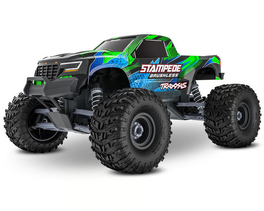 Traxxas Stampede VX3 1/10 RTR 2WD Brushless Monster Truck 136454-4-GRN