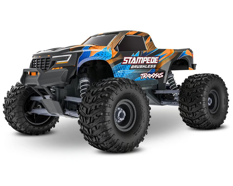 Traxxas Stampede VX3 1/10 RTR 2WD Brushless Monster Truck 136454-4-ORNG