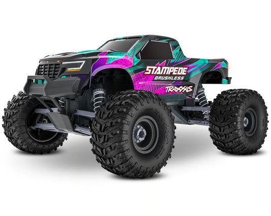 Traxxas Stampede VX3 1/10 RTR 2WD Brushless Monster Truck (136454-4-PINK)