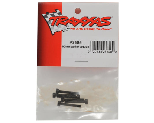 Traxxas 3x20mm Cap Head Hex Screw (6) 2585