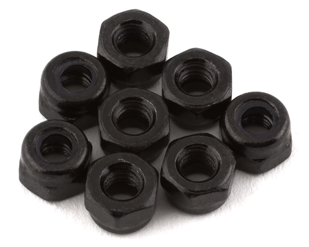 Traxxas 3mm Nylon Locking Nuts (Black) (8) 2745x