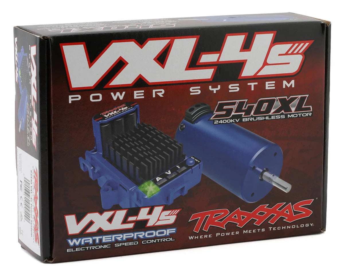 Traxxas Rustler® 4X4, Velineon® VXL-4S Waterproof Brushless Power System Combo (2400kV) 3440