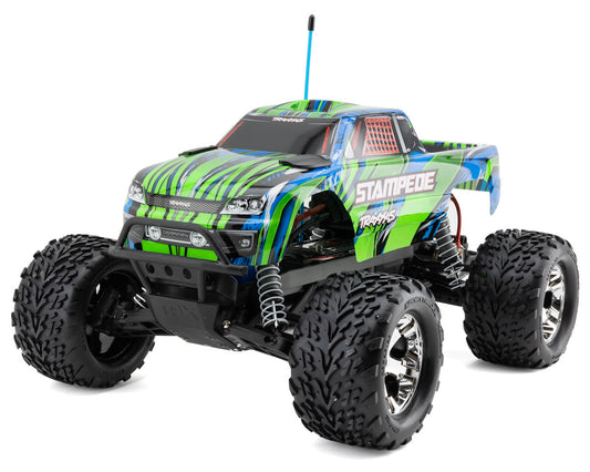 Traxxas Stampede HD 1/10 RTR 2WD Electric Monster Truck, GREEN,  w/XL-5 ESC