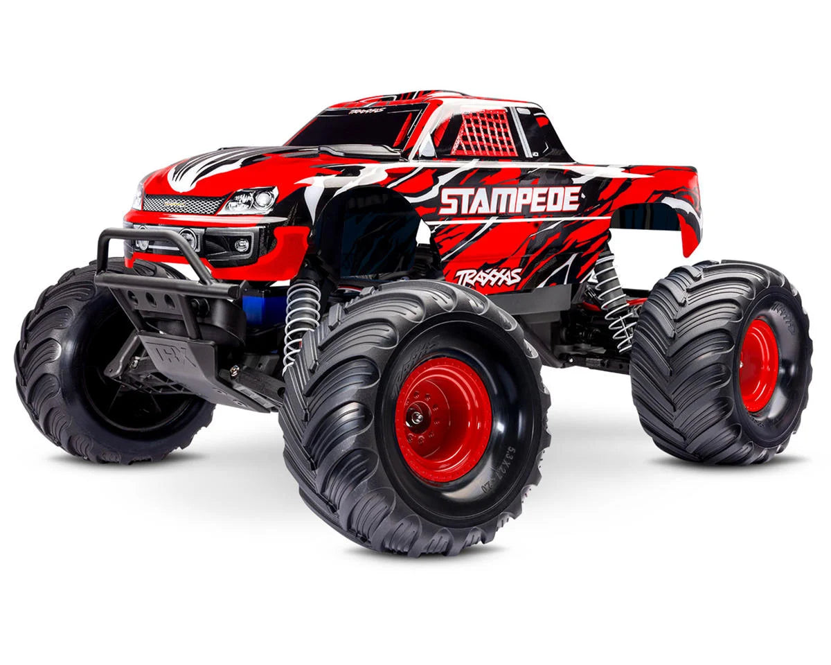 Traxxas Stampede HD 1/10 Monster Truck, RED, XL-5 ESC 36254-8-REDX