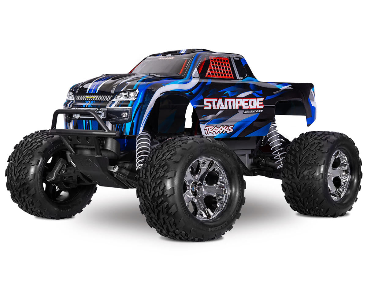 Traxxas Stampede BL-2s HD RTR 1/10 2WD Brushless Monster Truck 36354-4 BLUE