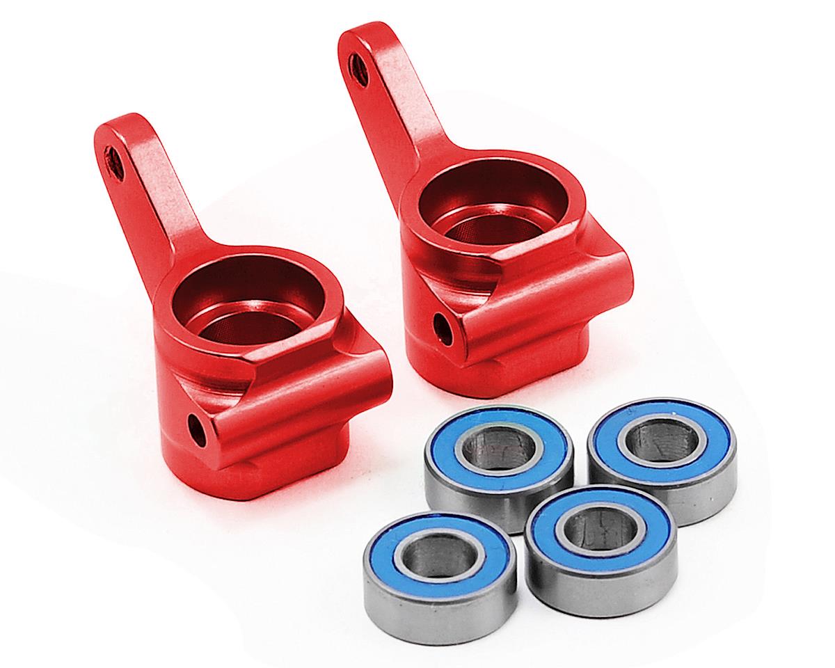 Traxxas Aluminum Steering Blocks w/Ball Bearings (Red) (2) 3636x