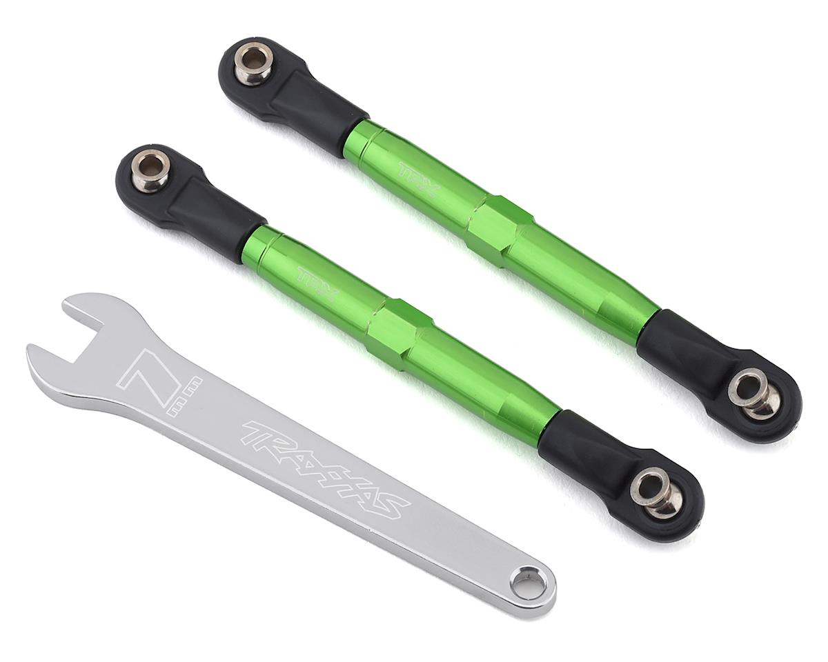 Traxxas Aluminum 49mm Camber Link Turnbuckle (Green) (2) 3643g