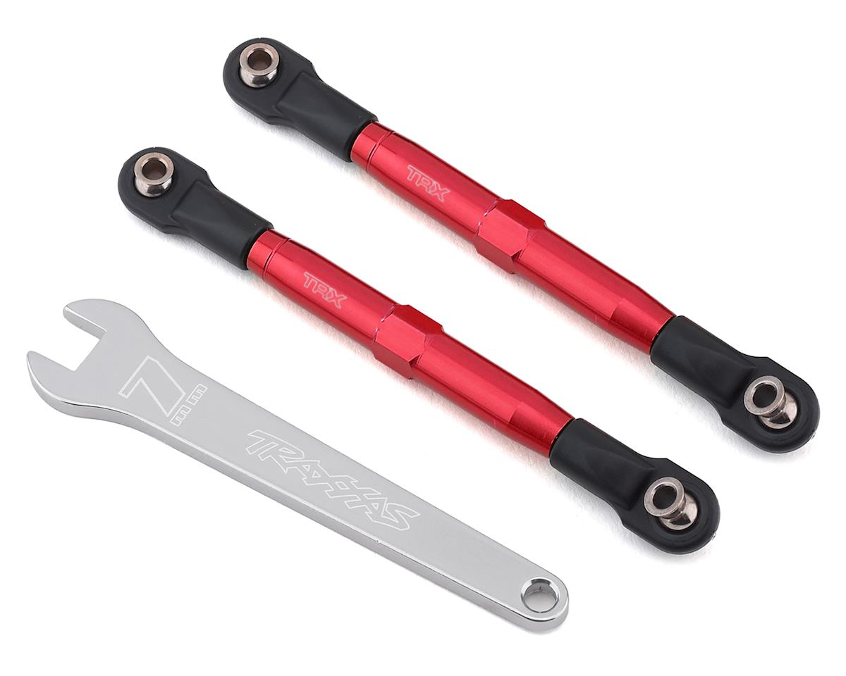 Traxxas Aluminum 49mm Camber Link Turnbuckle (Red) (2) 3643r