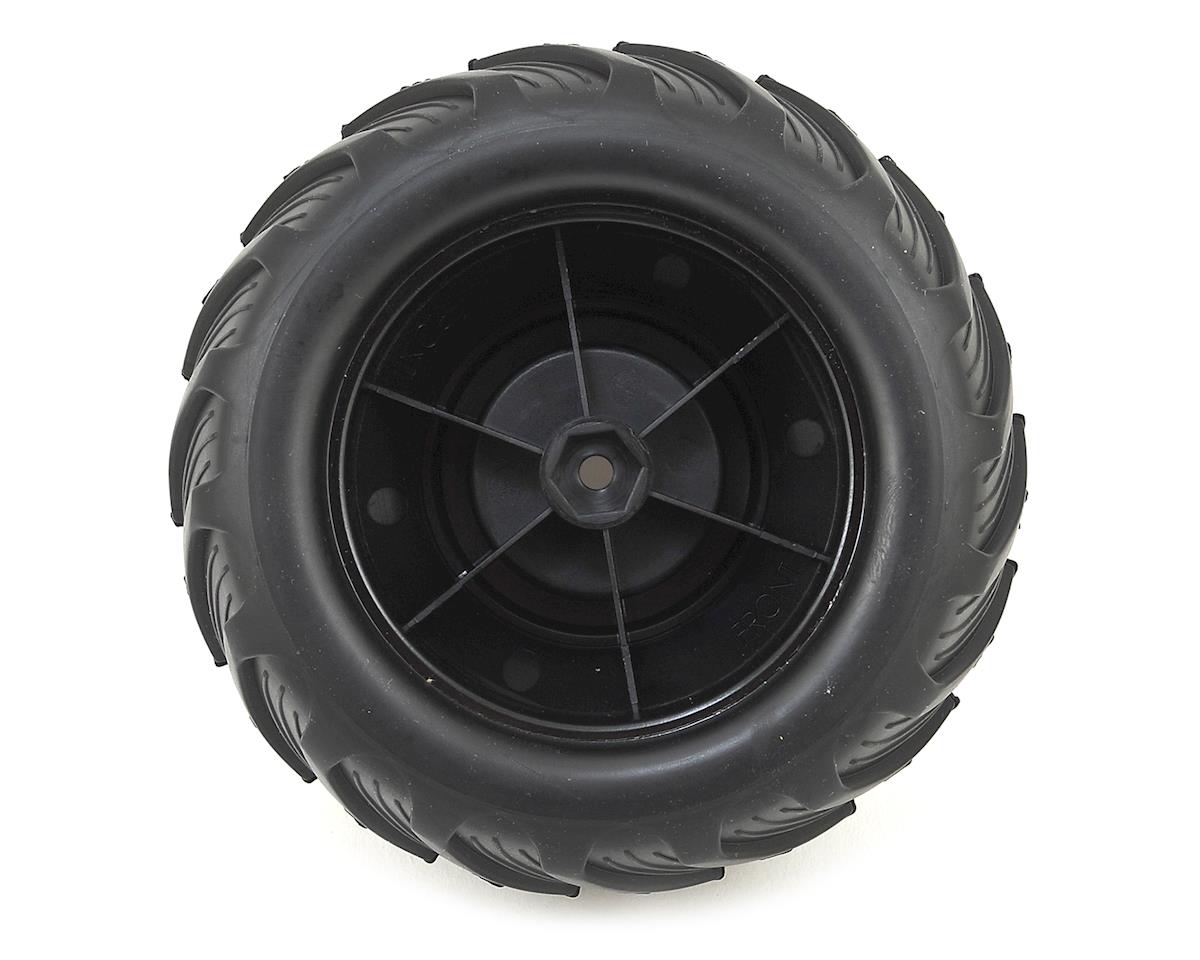 Traxxas 12mm Hex "Bigfoot" Pre-Mounted Tires & Wheels (2) (Front) (Chrome) 3665x
