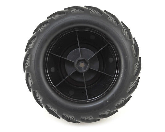 Traxxas 12mm Hex "Bigfoot" Pre-Mounted Tires & Wheels (2) (Front) (Chrome) 3665x