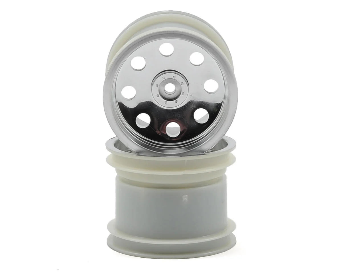 Traxxas 12mm Hex 2.2" Rear Stadium Truck Wheel (2) (Satin Chrome) 3672