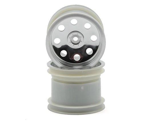 Traxxas 12mm Hex 2.2" Rear Stadium Truck Wheel (2) (Satin Chrome) 3672
