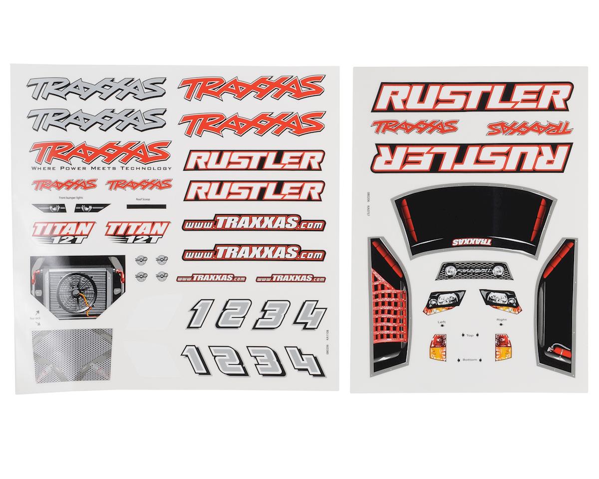 Traxxas Rustler Decal Sheet Set 3716