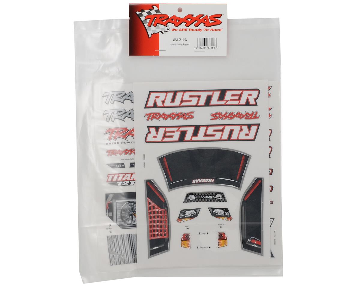 Traxxas Rustler Decal Sheet Set 3716