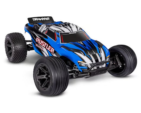 Traxxas Rustler HD 1/10 RTR 2WD Electric Stadium Truck (Blue) w/XL-537254-8-BLUEX