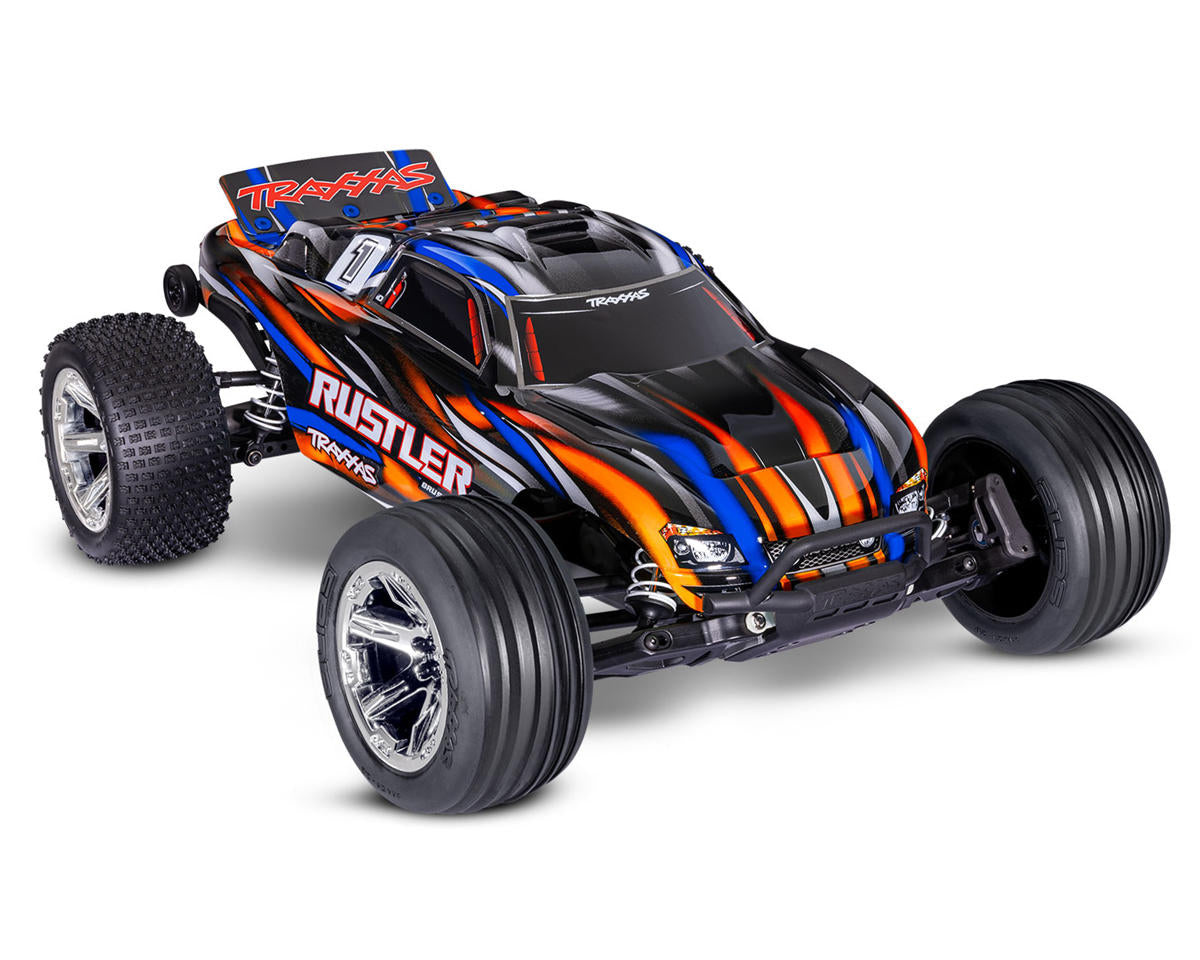 Traxxas Rustler ORNG BL-2s HD 1/10 RTR 2WD Brushless Stadium Truck 37354-4