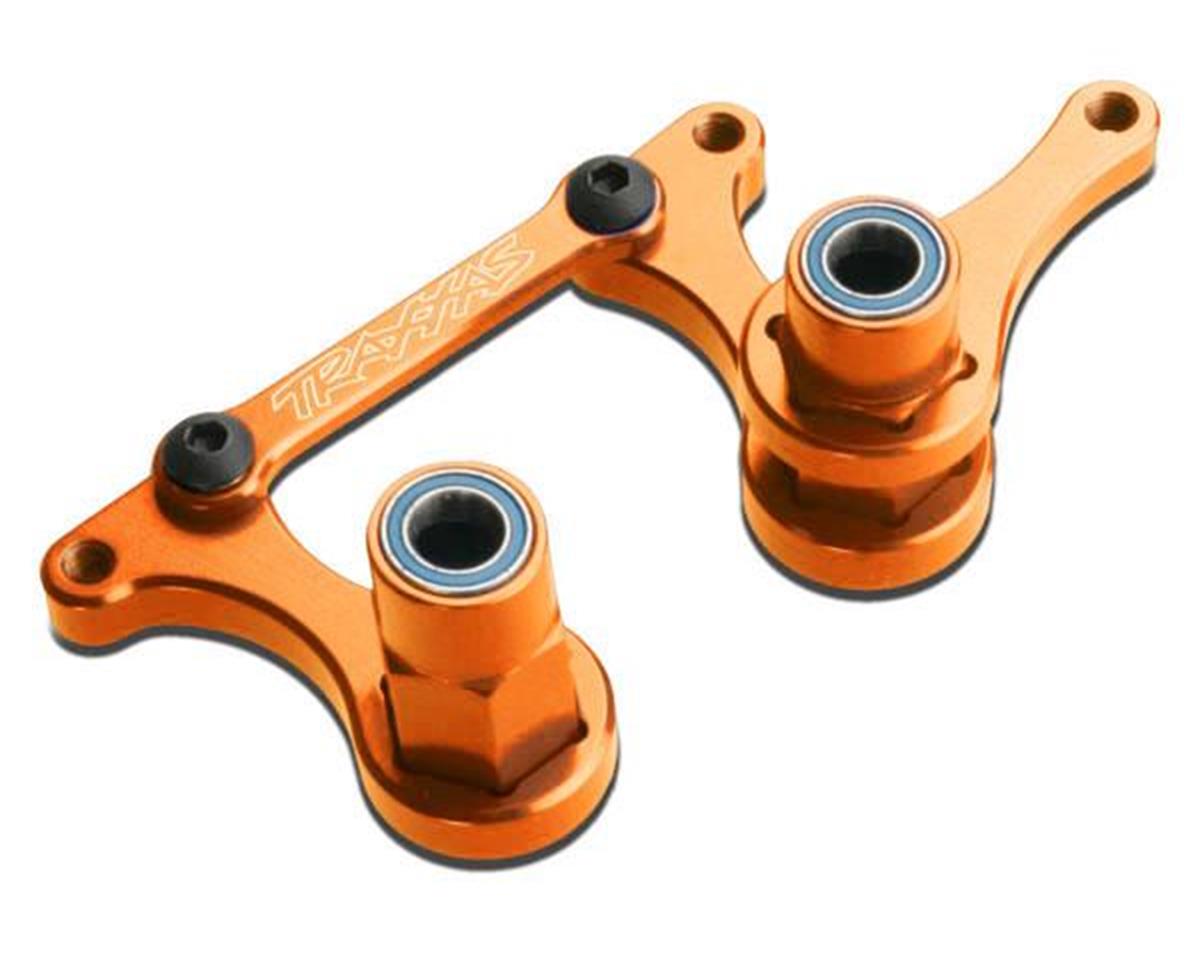 Traxxas Aluminum Steering Bellcrank Set w/Bearings (Orange) 3743t