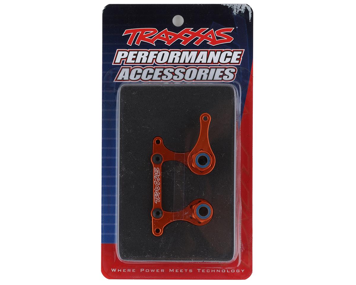 Traxxas Aluminum Steering Bellcrank Set w/Bearings (Orange) 3743t