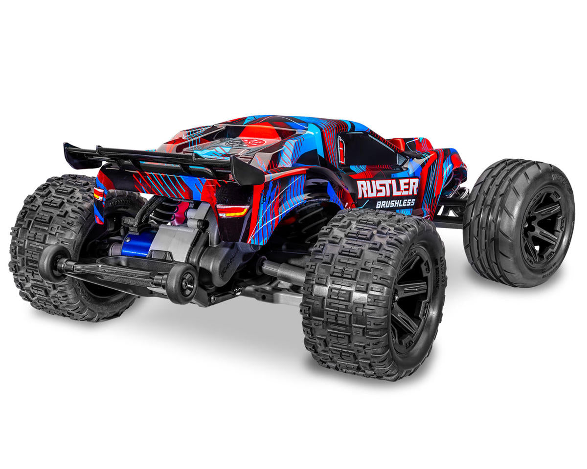 Traxxas Rustler VX3 1/10 RTR 2WD Brushless Stadium Truck 37454-4-RED