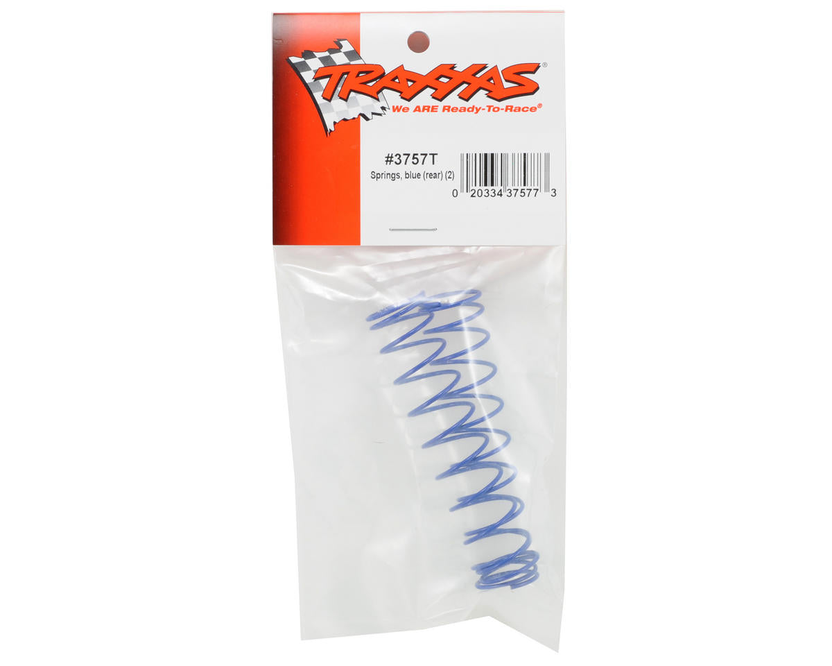 Traxxas Rear Shock Spring Set (Blue) (2) (Son-uva Digger) 3757T