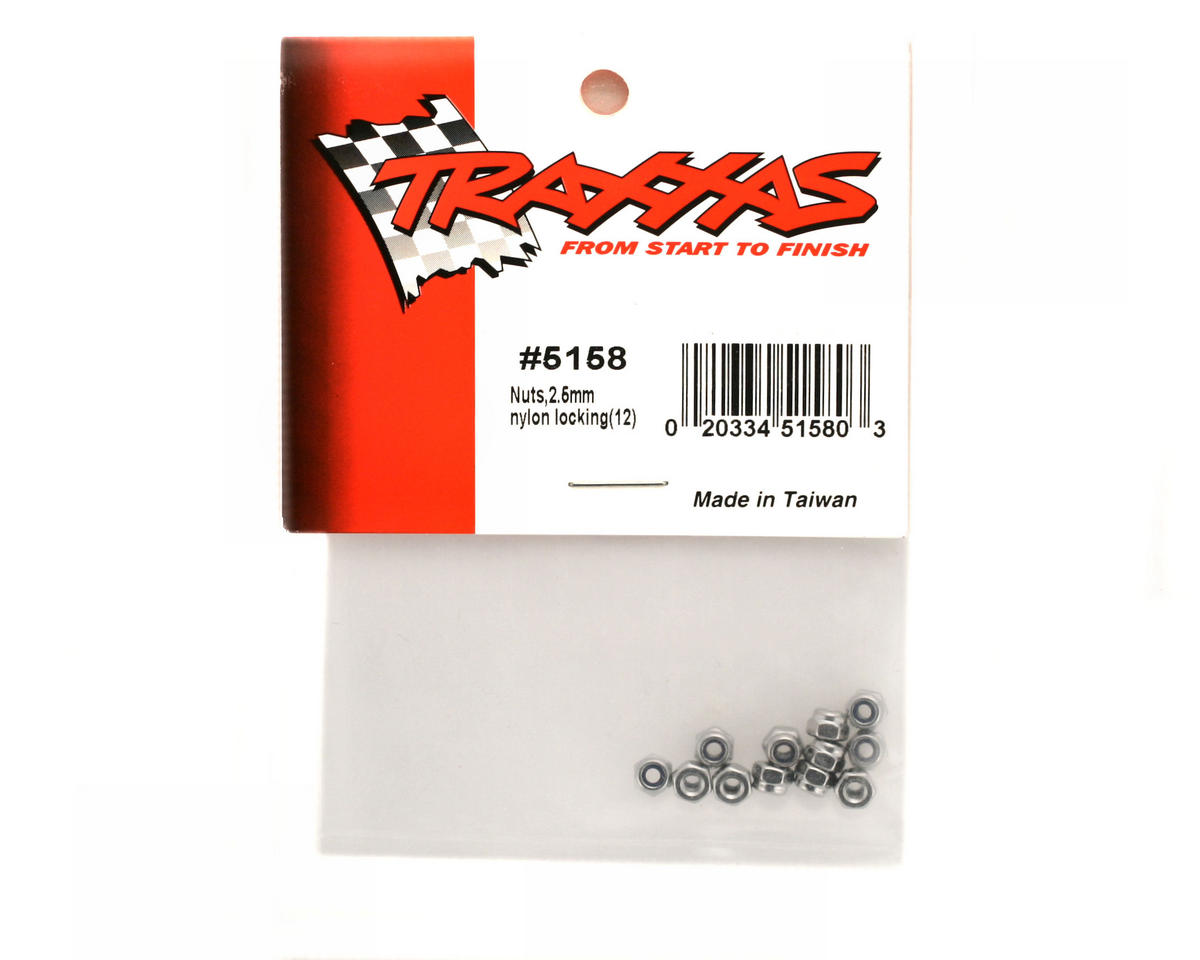 Traxxas 2.5mm Nylon Locknut (12) 5158