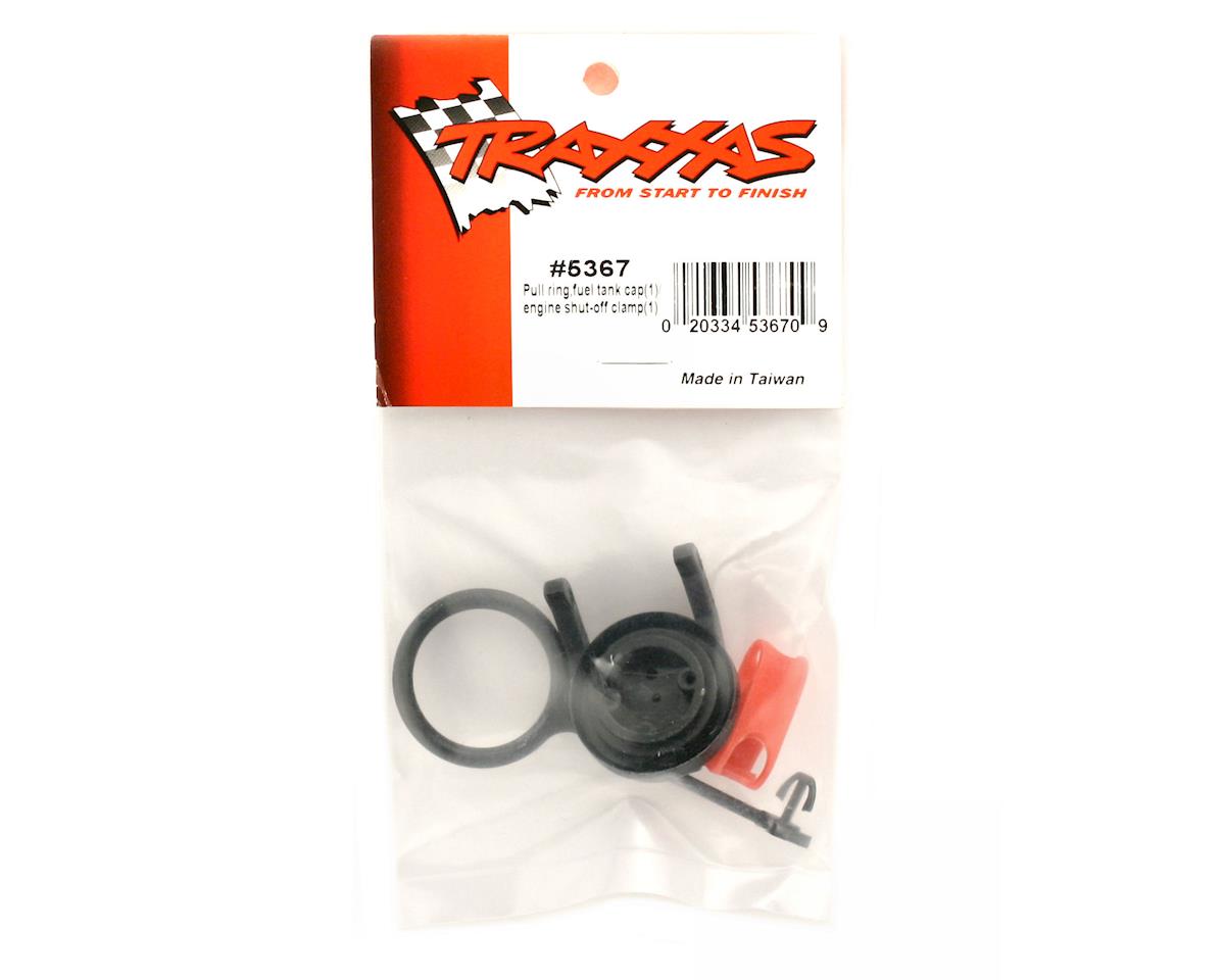 Traxxas Revo Pull ring, fuel tank cap (1)/ engine shut-off clamp (1) 5367