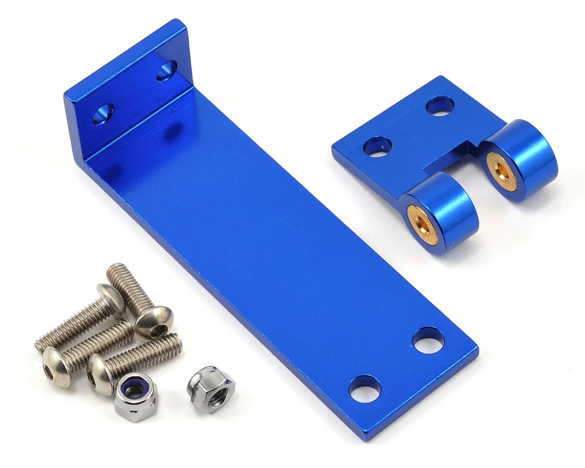TRAXXAS Spartan, Blue Aluminum Rudder Mount with Hardware 5742X