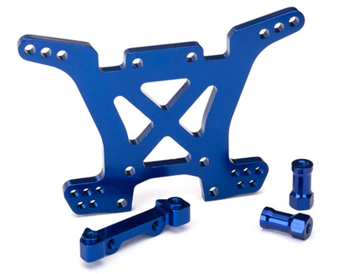 Traxxas Slash 4x4 Aluminum Rear Shock Tower (Blue) 6838x