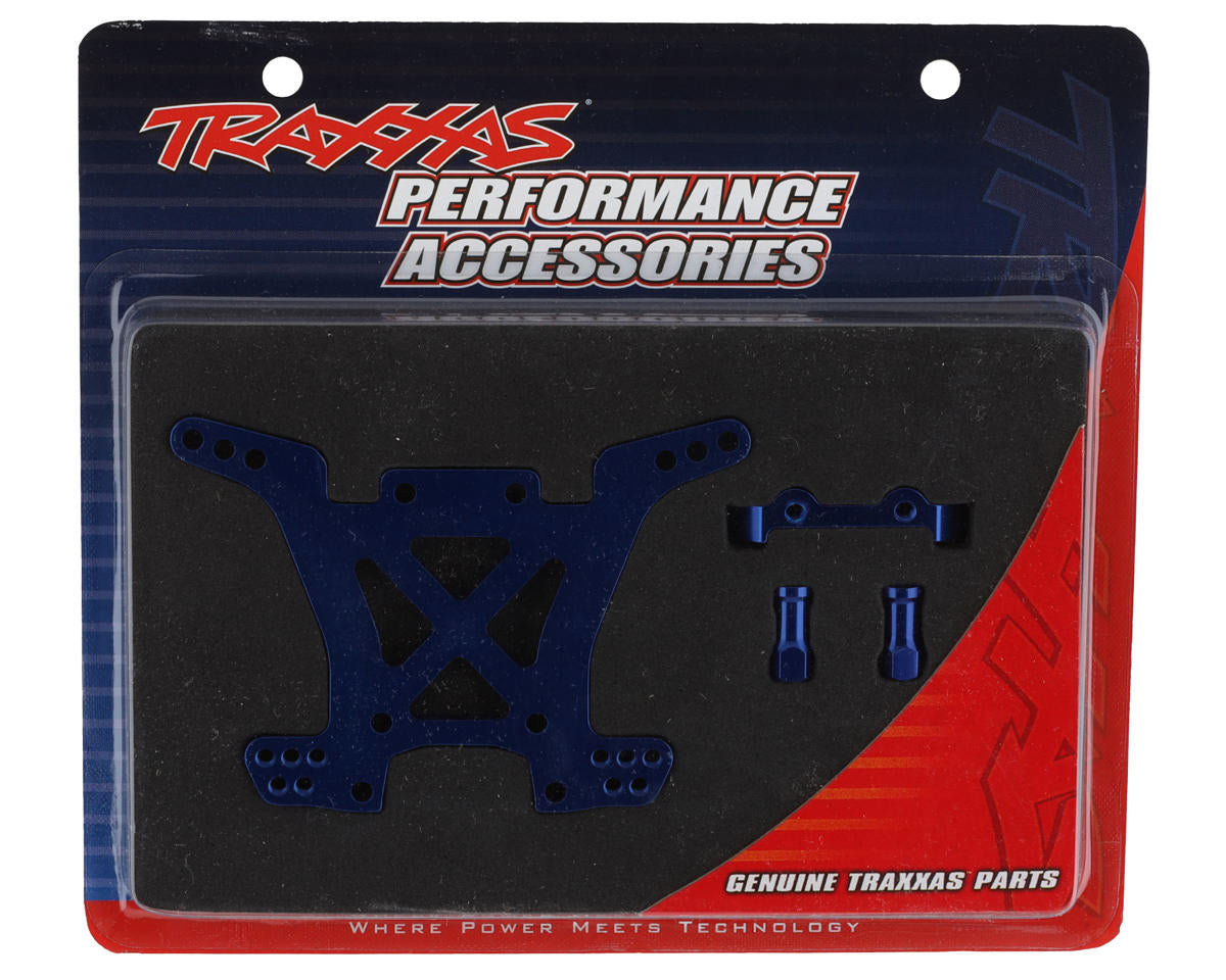 Traxxas Slash 4x4 Aluminum Rear Shock Tower (Blue) 6838x