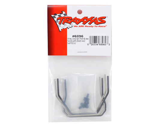Traxxas SLASH 4X4 Front & Rear Sway Bar Set 6896