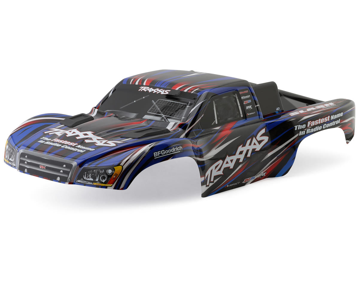 Traxxas Slash 4x4 Pre-Painted Clipless Body (Blue) 6941-BLUE