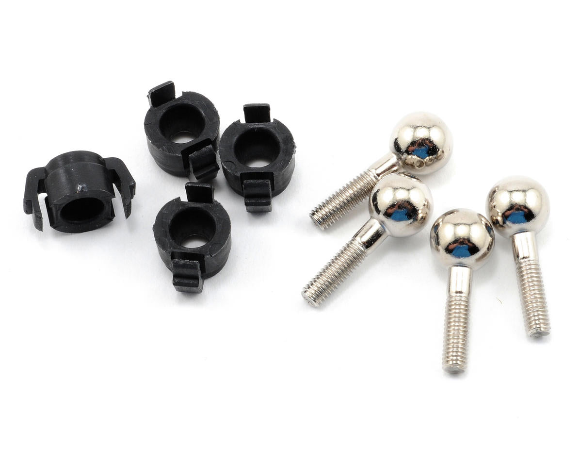Traxxas Pivot Balls w/Pivot Ball Caps (4) 7033