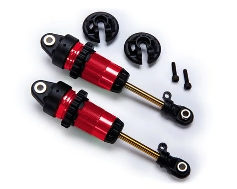 Traxxas Complete GTR Long Shocks w/Ti-Nitride Shafts (RED) (2) 7461-RED