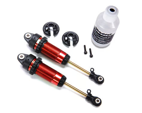Traxxas Slash 4X4 GTR XX-Long Shocks w/Ti-Nitride Shafts (Red) (2)