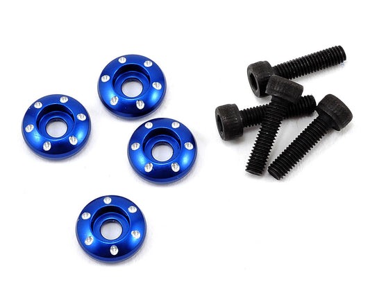 Traxxas LaTrax Aluminum Wheel Nut Washer (Blue) (4) 7668